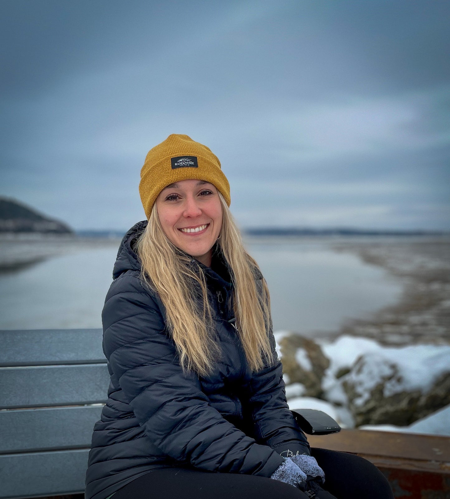 Tuque fait à la main au Québec