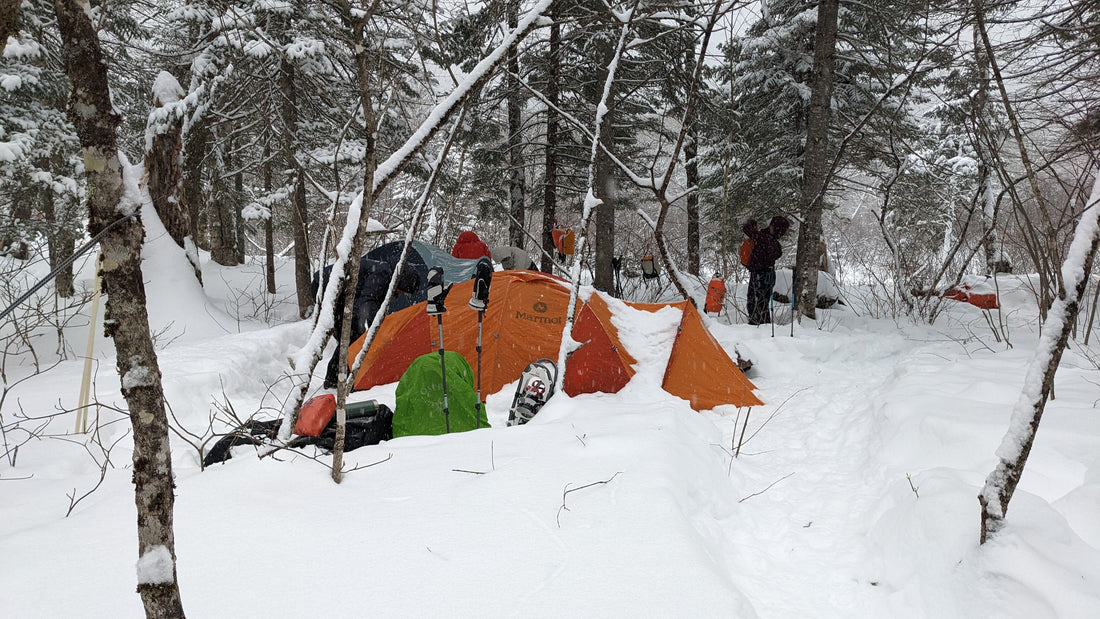 Sept jours en camping d’hiver en complète autonomie