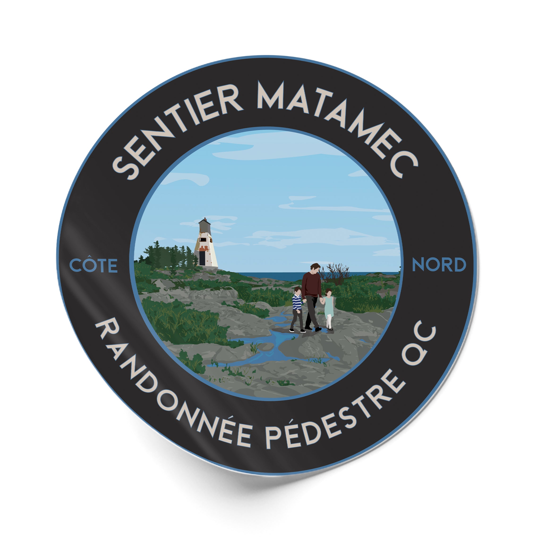 PetitHavre de Matamec Autocollant Randonnée Pédestre Qc